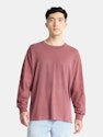 No Boundaries Men's Varsity Long Sleeve T-Shirt for $6 + free shipping w/ $35