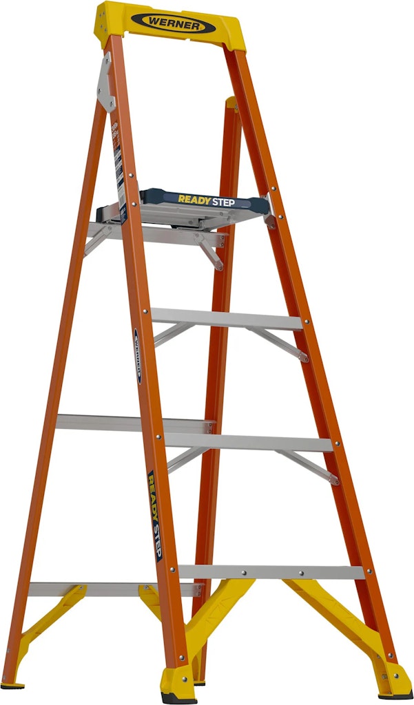 Werner Ready Step RS1A06 5.5' Fiberglass Step Ladder: $109