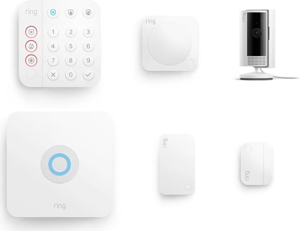 Ring Alarm 5-Piece Kit w/ Ring Indoor Cam: $160 w/ Prime