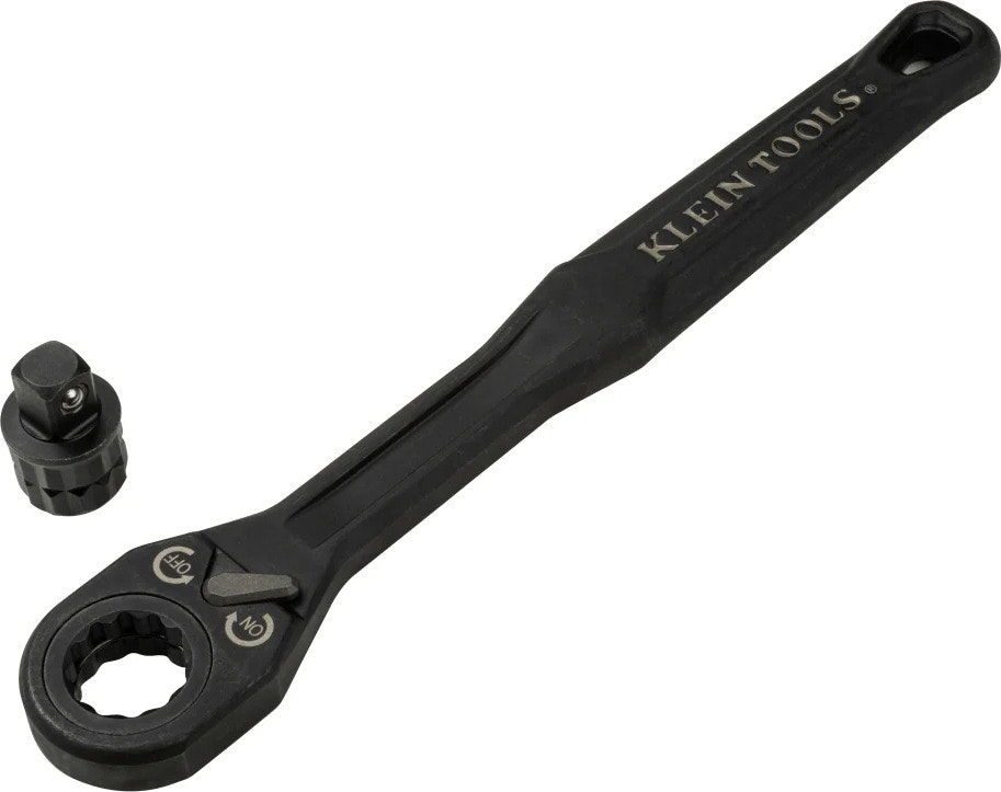 Klein Tools KNECT 90-Tooth Pass-Through Ratchet & 3/8" Drive Socket Adapter Set: $25 Klein Tools KNECT 90-Tooth Pass-Through Ratchet & 3/8" Drive Socket Adapter Set: $25