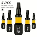 T10 Torx Screwdriver Bit Set for $2 + free shipping
