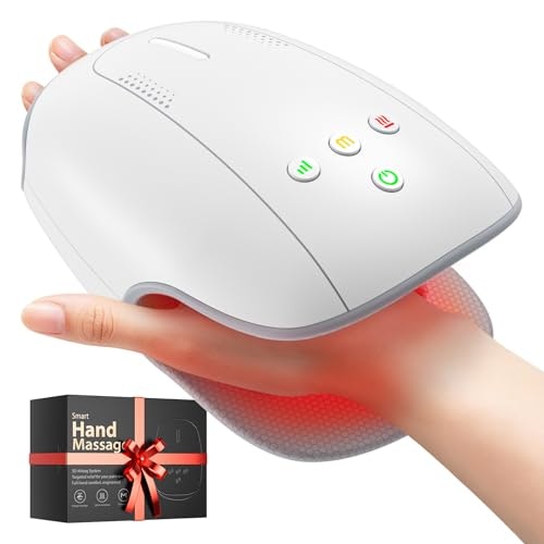 Estefanlo Cordless Hand Massager with Heat and Compression: $24.99