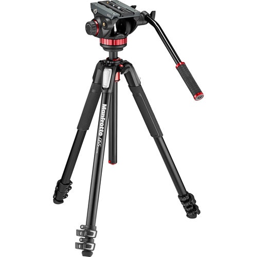 Manfrotto 502AH Video Head & Tripod Kit : $299 