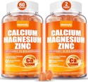 Maennyliy 60-Count Calcium 1200mg w/ Vitamin D3, K2, Magnesium & Zinc Gummies for $28 + free shipping