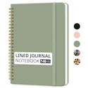 Lined Spiral Hardcover Journal Notebook for $6 + free shipping w/ Prime