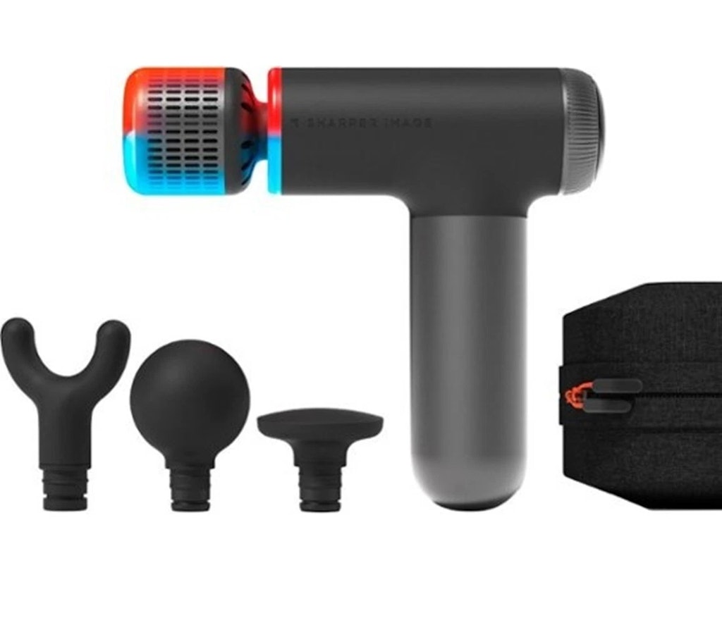 Open-Box Sharper Image PowerBoost Pro Hot & Cold Compact Massage Gun: $30
