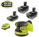 Ryobi One+ HP 18V Brushless Cordless 5" ROS Kit w/ 3 Batteries for $179 + free shipping