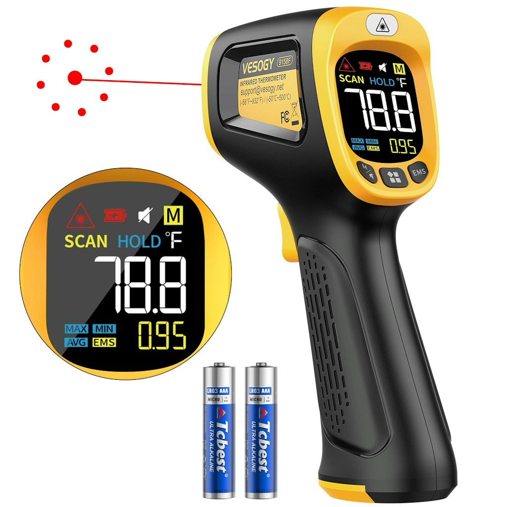 Infrared Thermometer Temperature Gun: $9.99