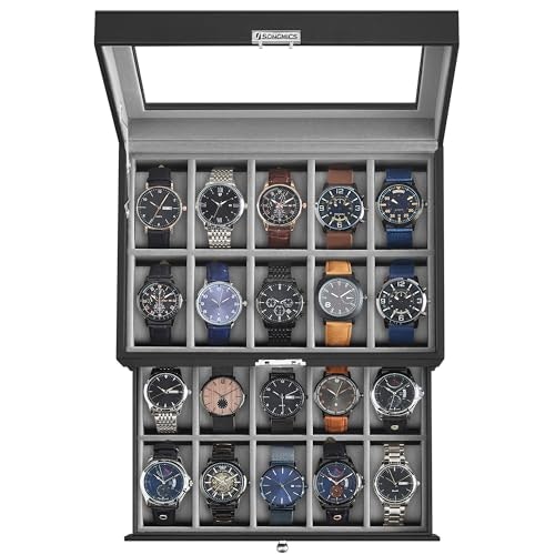 Songmics 20-Slot Watch Box: $33.98