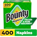 Bounty Everyday Disposable Paper Napkins 400-Count for $6 + free shipping