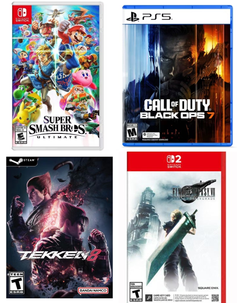 Video Games at Target: Up to 55% off