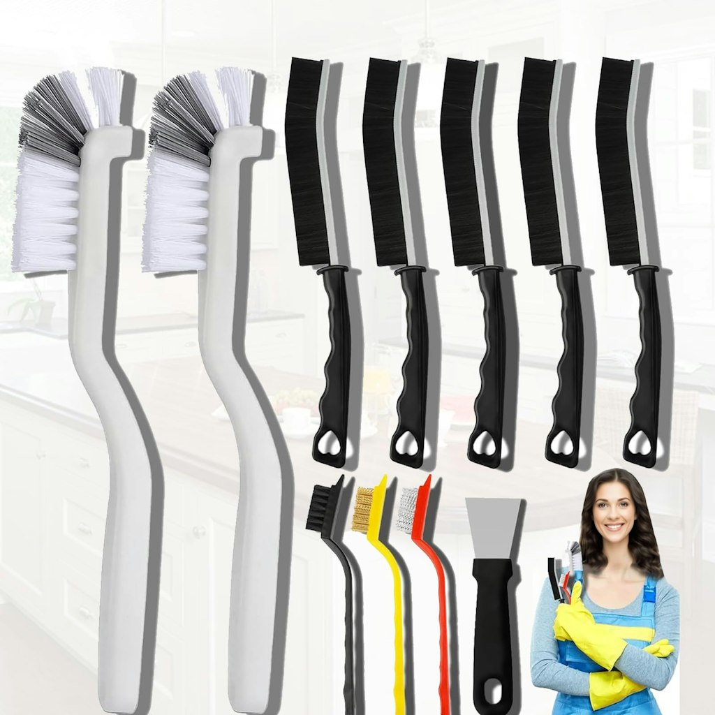 11-Piece Cleaning Brush Set: $2.40