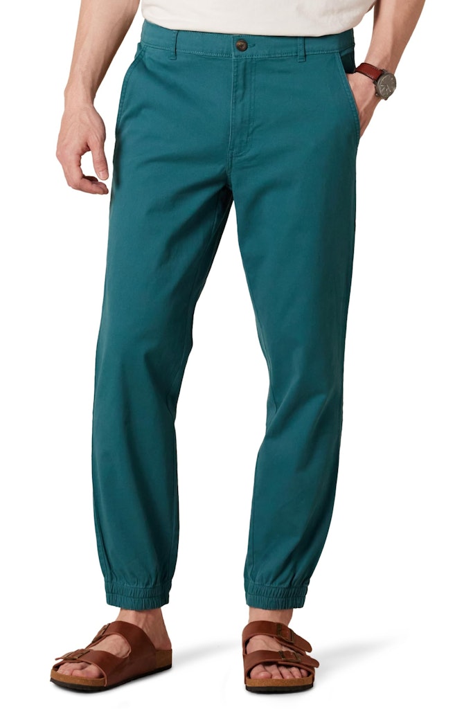 Amazon Essentials Men's Straight-Fit Washed Cotton Chino Jogger Pants: from $12