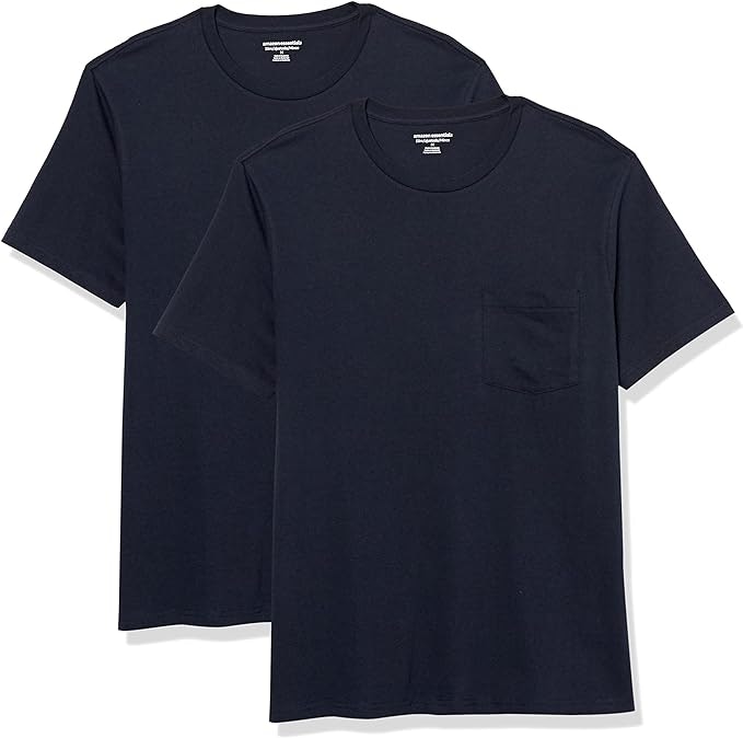 Amazon Essentials Men's Pocket T-Shirt 2-Pack: from $3.97