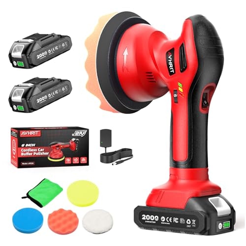 21V Cordless Car Buffer Polisher Kit: $35 w/ Prime