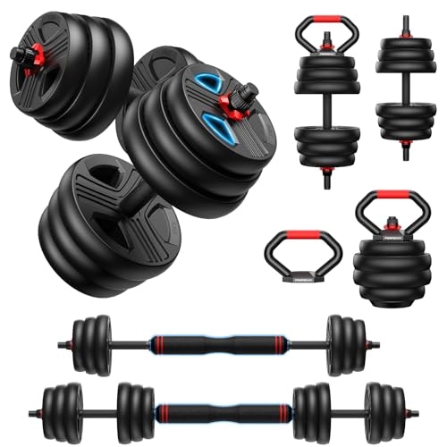 Fitplam 44-lbs. Adjustable Dumbbell Set : $55.99