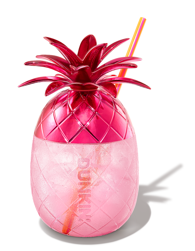 Barbie Pink Pineapple Cup (w/ Beverage) at Dunkin': $11
