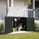 34-Cu.-Ft. Waterproof Horizontal Resin Storage Shed for $148 + free shipping w/ Prime