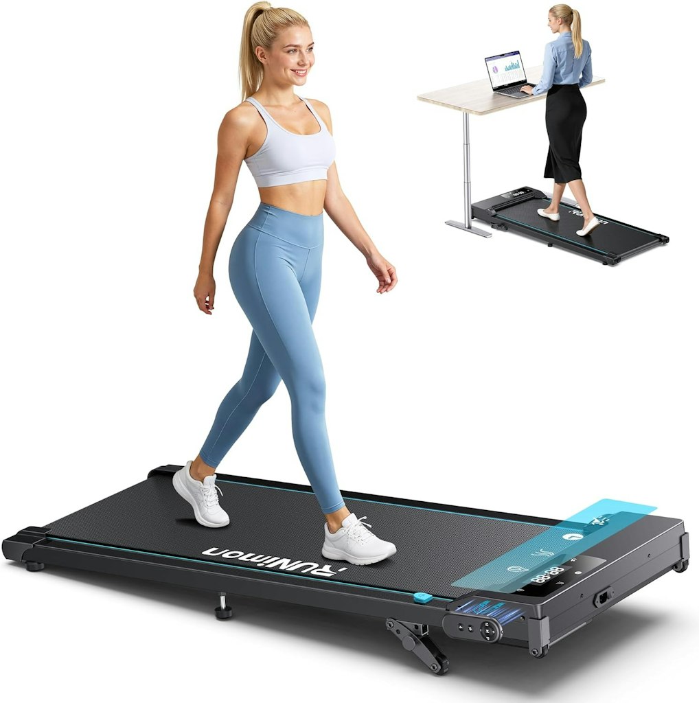 Runimon Walking Pad Incline Under Desk Treadmill: $109.49