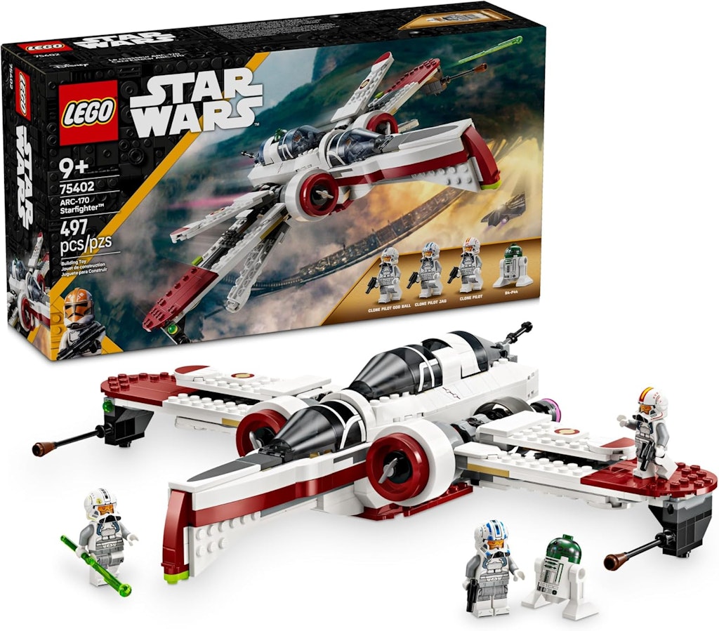 LEGO Star Wars ARC-170 Starfighter Building Set: $55.99
