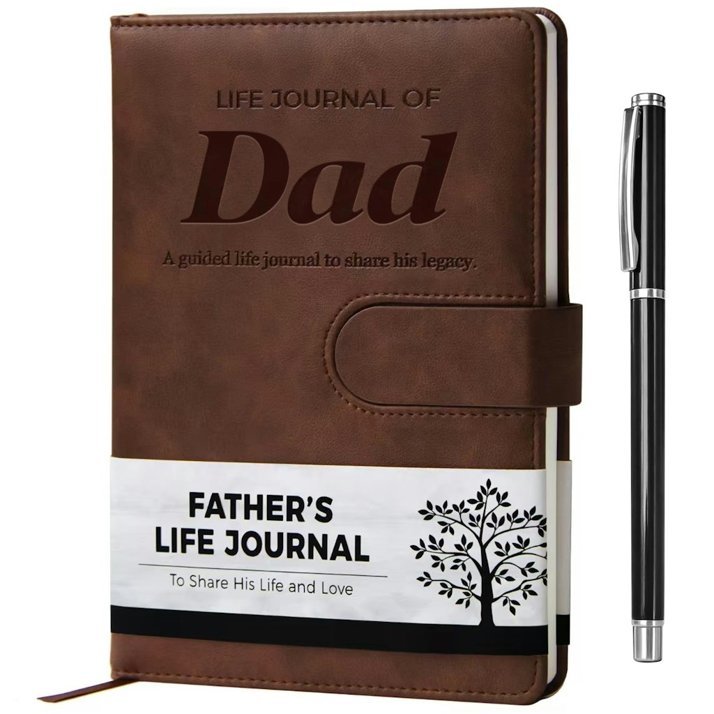 Dad I Want to Know Your Life Story Leather Journal: $20