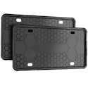 Universal Silicone License Plate Frame 2-Pack for $7 + free shipping w/ Prime