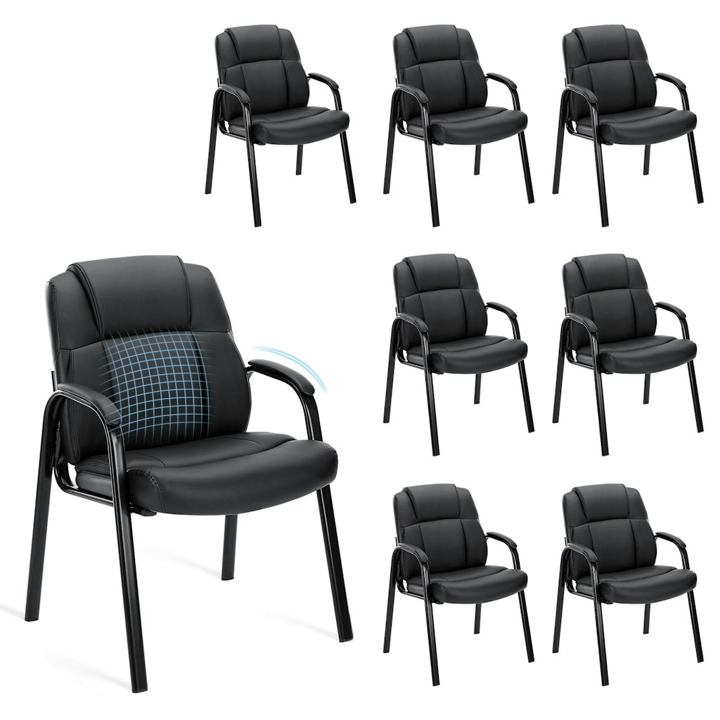 OLIXIS Waiting Room Reception Chairs Set of 8: $400 w/ Prime