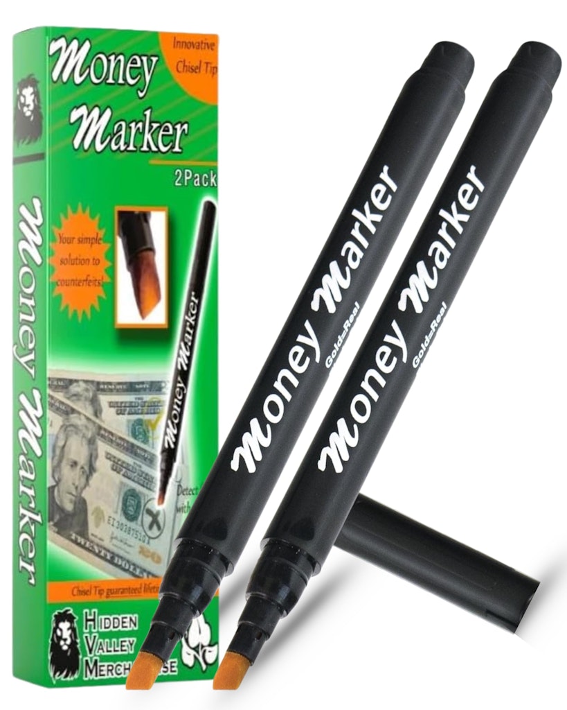 HVM Counterfeit Money Detector Pen 2-Pack: $5.90