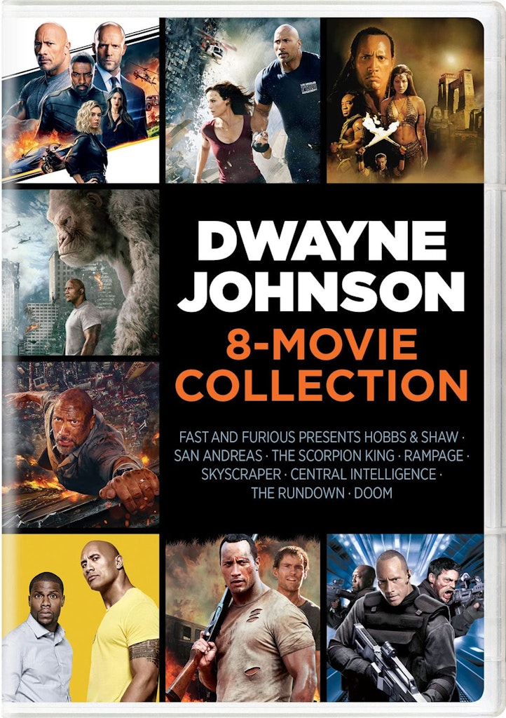 Dwayne Johnson 8-Movie Collection on DVD: $19