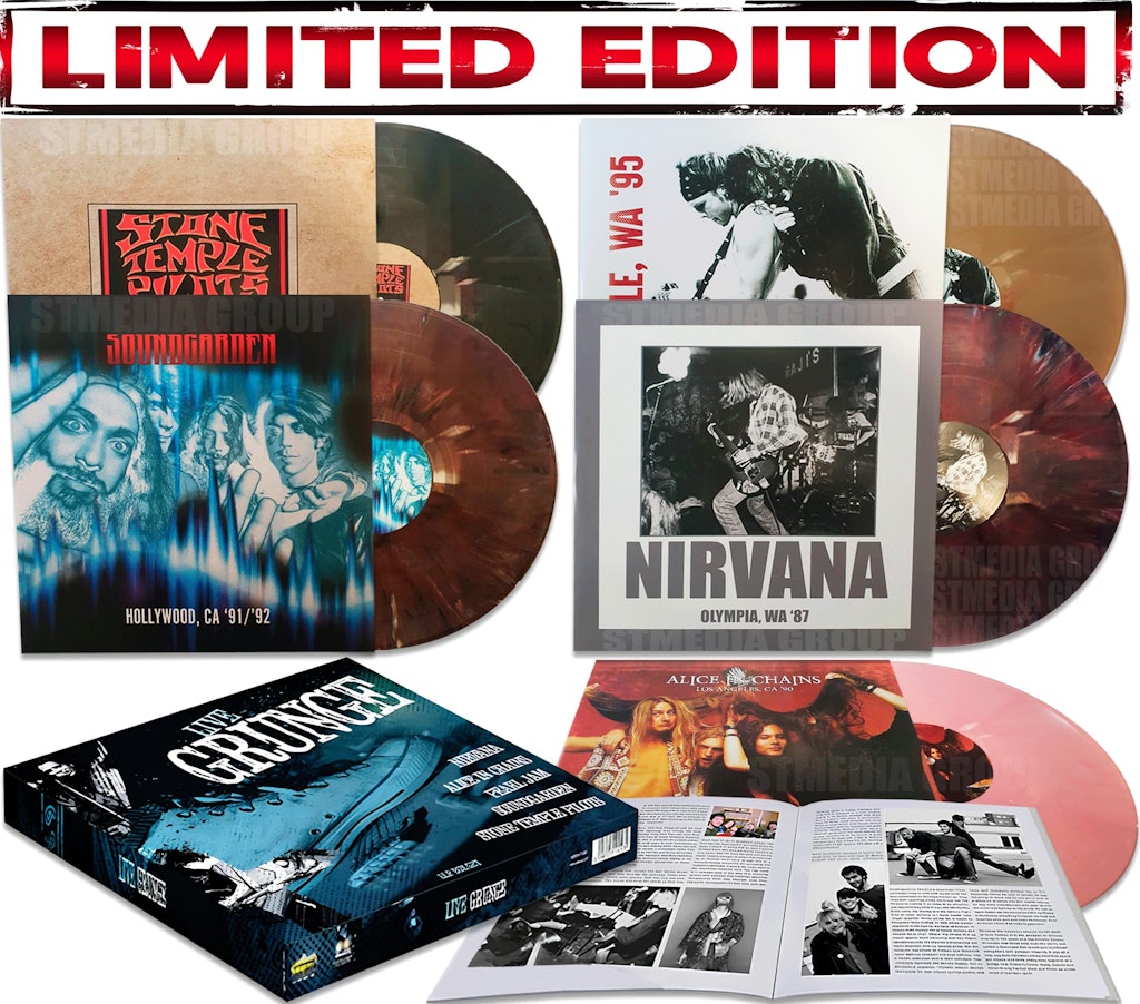 Live Grunge Limited Color Collection 5LP Set: $100