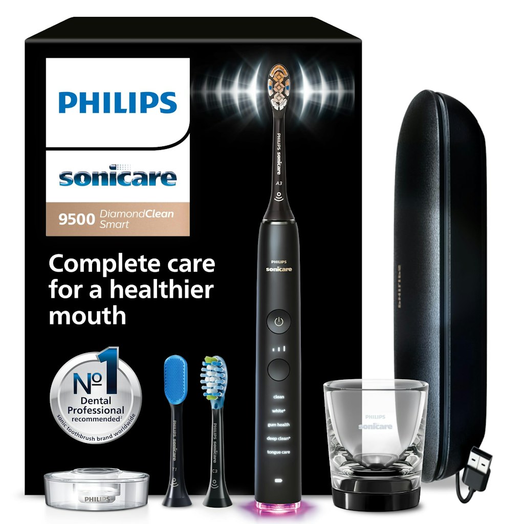 Philips Sonicare DiamondClean Smart 9500 Electric Toothbrush: $150 w/ Prime
