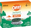 OFF! Backyard Mosquito Repellent Coil Refills 6-Pack for $4.27 w/ Sub & Save + free shipping w/ Prime