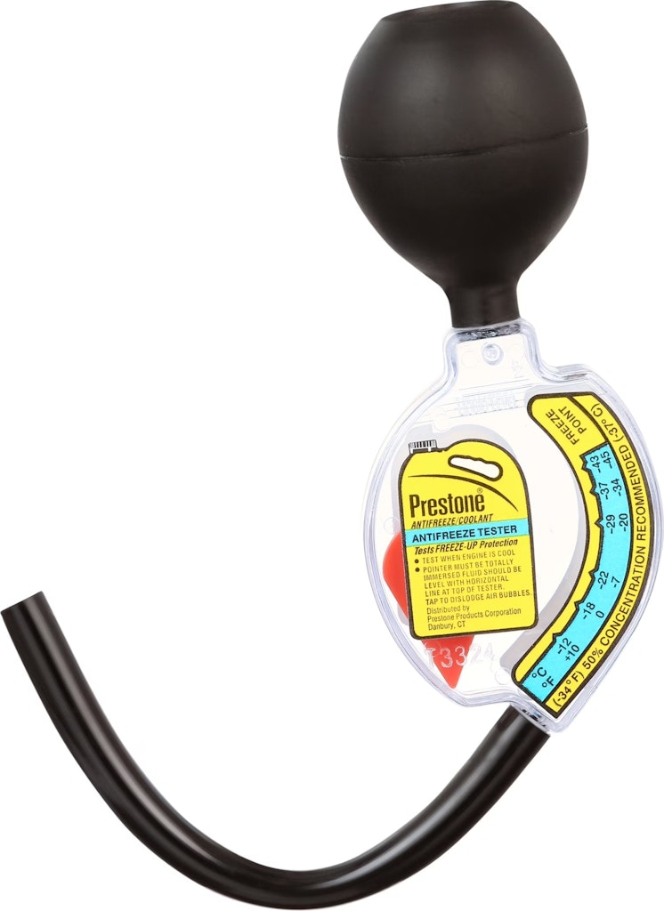 Prestone Antifreeze & Coolant Tester: $3.97