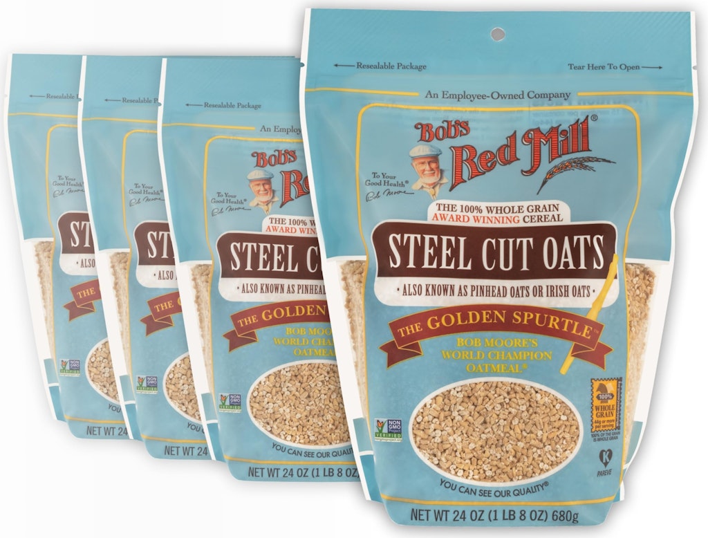 Bob's Red Mill 24-oz Steel Cut Oats 4-Pack: $10 w/ Sub & Save