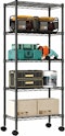 EDX 5-Tier Adjustable Wire Shelving Rack w/ Wheels for $23 + free shipping w/ $35