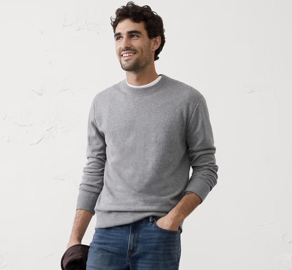 Banana Republic Factory Cloud Soft Sweater: $15 in cart