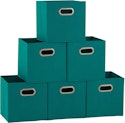 Household Essentials Foldable Fabric Storage Bin 6-Pack for $10 + free shipping w/ Prime