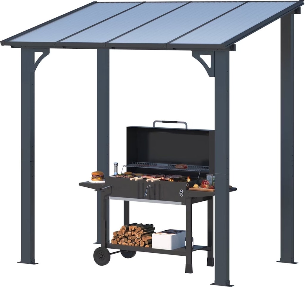 AECOJOY 5' x 8' Hardtop Aluminum Pergola: $190