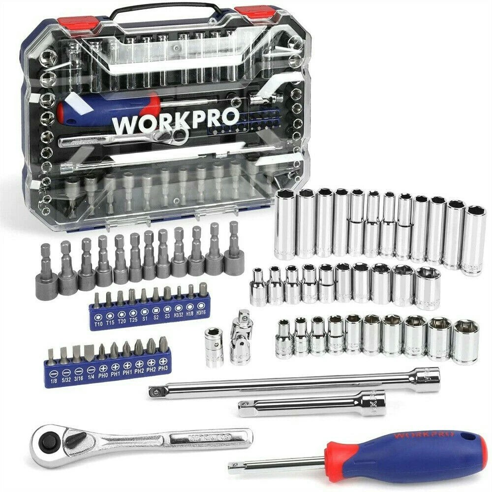 WorkPro 70-Piece Socket Set: $34