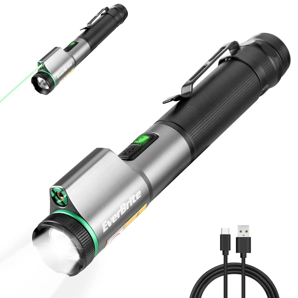 EverBrite Rechargeable EDC Flashlight: $18