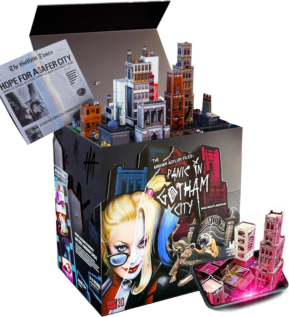 Arkham Asylum Files Panic in Gotham City Augmented Reality Board Game: $27