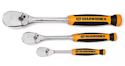GearWrench 1/4", 3/8", and 1/2" Drive 90-Tooth Dual Material Teardrop Ratchet Set for $86 + free shipping