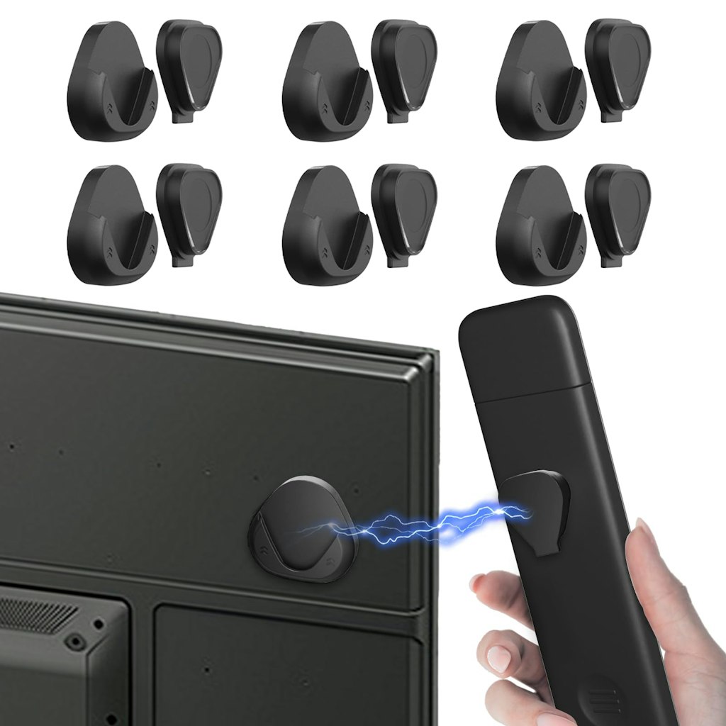Magnetic Remote Control Holder Wall Mount 6-Pack: $6.64