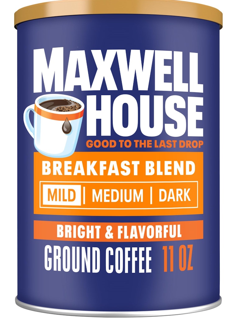 Maxwell House Breakfast Blend Ground Coffee 11-oz. Canister: $3.12