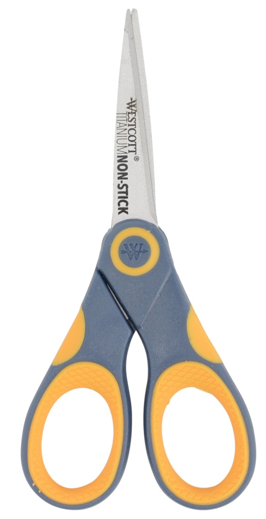 Westcott 5" Non-Stick Titanium Scissors: $3.50