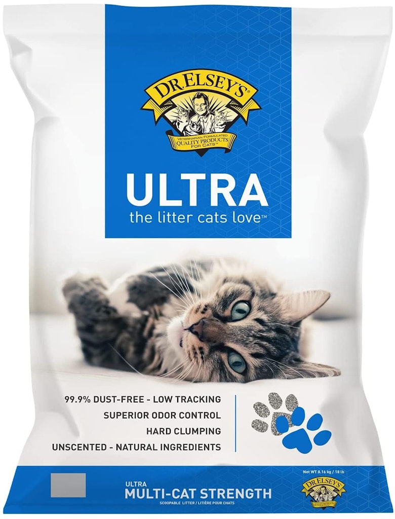 Dr. Elsey's Ultra Unscented Clumping Clay Cat Litter 18-lb. Bag: $10 via Sub. & Save