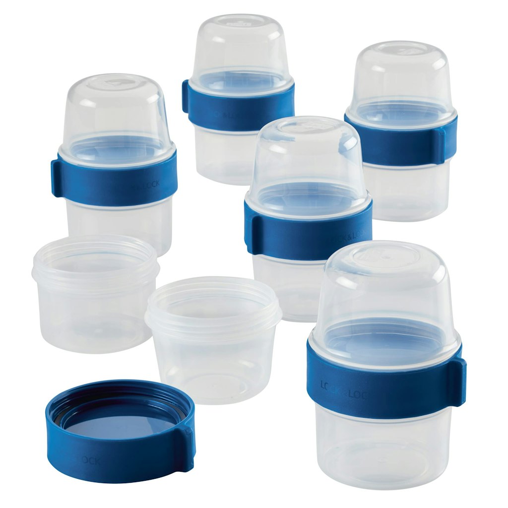 LOCK & LOCK Easy Essentials Twist Two Way 12-Piece Food Storage Set: $11