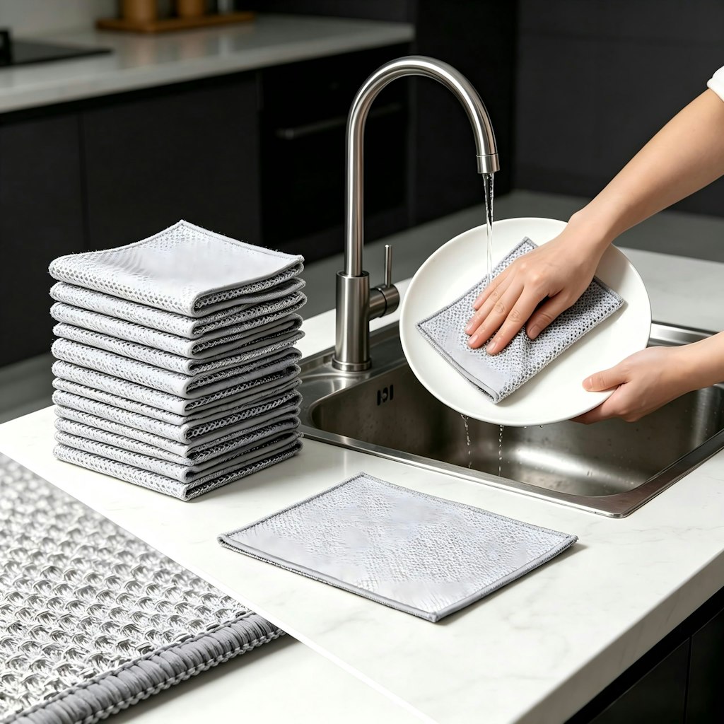 Reusable Mesh Dish Cloth 10-Pack: $1.28