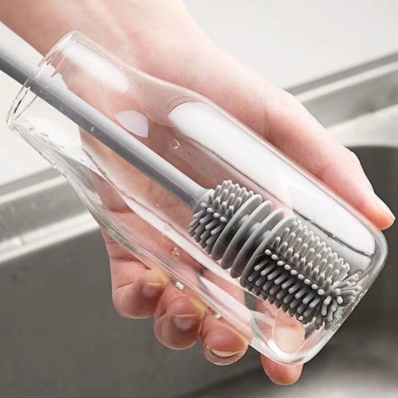 Long-Handle Silicone Cup & Bottle Brush: $1.39