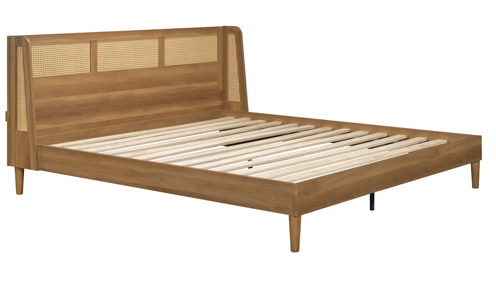  Better Homes and Gardens Springwood Caning King Platform Bed : $106